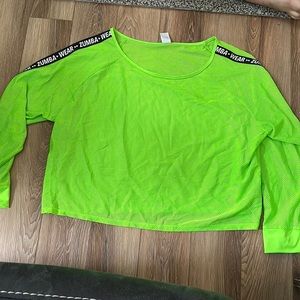 Zumba mesh top
